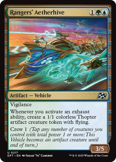 Rangers Aetherhive (DFT) #217 Uncommon (Lightly Played) Aetherdrift Magic: 2025