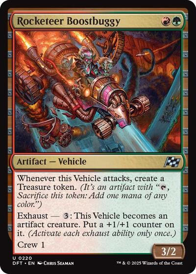 Rocketeer Boostbuggy (DFT) #220 Uncommon (Lightly Played) Aetherdrift Magic: The Gathering: 2025