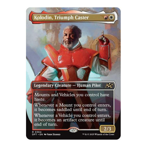 Kolodin, Triumph Caster (Borderless) (DFT) #364 Rare (Damaged) Aetherdrift Magic: The Gathering: 2025