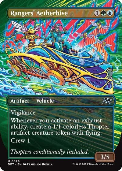 Rangers Aetherhive Borderless (DFT) #326 Uncommon (Lightly Played) Aetherdrift Magic: The Gathering: 2025