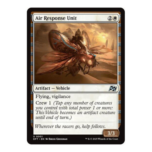 Air Response Unit (DFT) #1 Uncommon (Lightly Played) Aetherdrift Magic: The Gathering: 2025