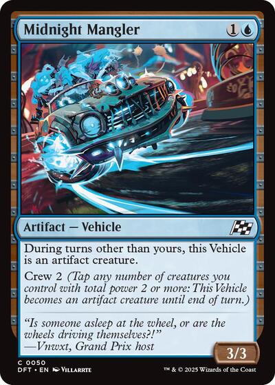 Midnight Mangler (DFT) #50 Common (Lightly Played) Aetherdrift Magic: 2025