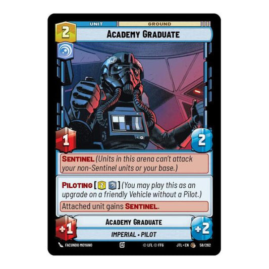 Academy Graduate (JTL) #058/262 Common (Near Mint) Jump to Lightspeed Star Wars: Unlimited: 2025
