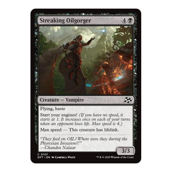 Streaking Oilgorger (DFT) #107 Common Aetherdrift Magic: The Gathering: 2025