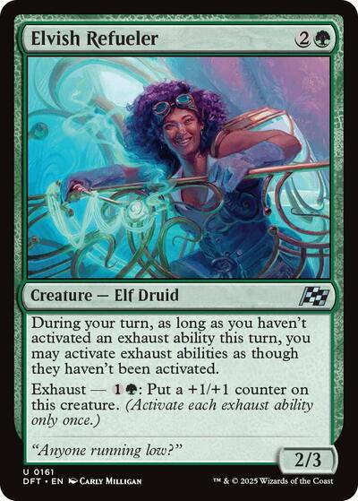 Elvish Refueler (DFT) #161 Uncommon (Lightly Played) Aetherdrift Magic: 2025