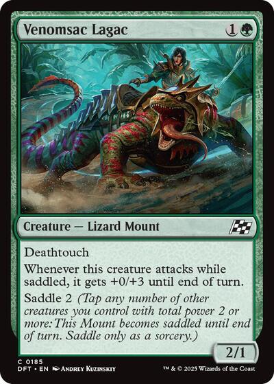 Venomsac Lagac (DFT) #185 Common (Lightly Played) Aetherdrift Magic: 2025