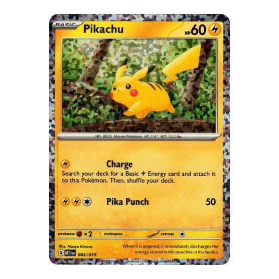 Pikachu (M24) #002/015 Promo (Holofoil Near Mint) McDonald's Promos 2024 Pokemon: 2025