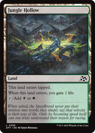 Jungle Hollow (DFT) #256 Land (Lightly Played) Aetherdrift Magic: 2025