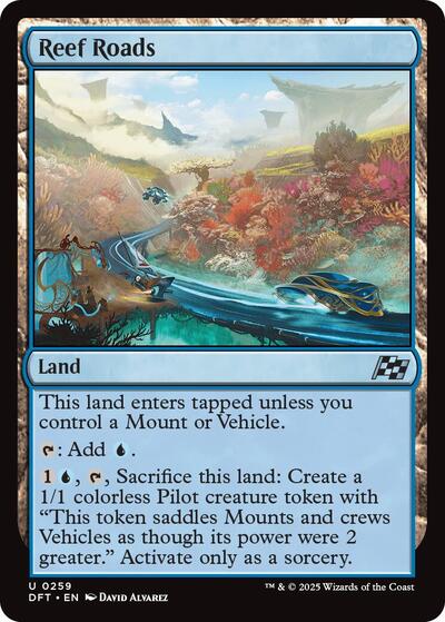 Reef Roads (DFT) #259 Uncommon (Lightly Played) Aetherdrift Magic: The Gathering: 2025