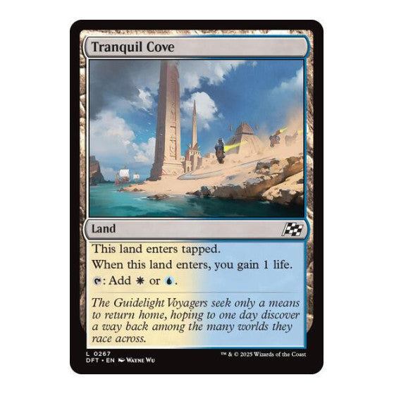 Tranquil Cove (DFT) #267 Land Aetherdrift Magic: The Gathering: 2025