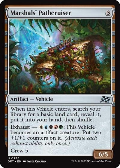 Marshals Pathcruiser (DFT) #236 Uncommon Aetherdrift Magic: The Gathering: 2025
