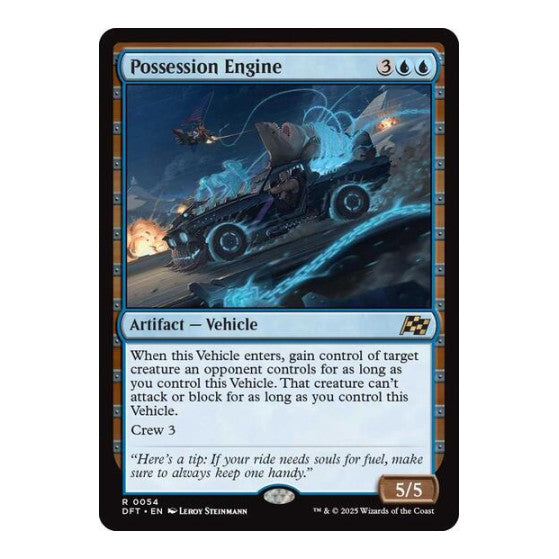 Possession Engine (DFT) #54 Rare (Foil Lightly Played) Aetherdrift Magic: The Gathering: 2025