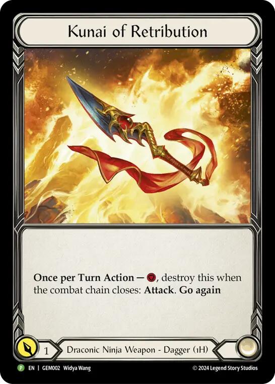 Kunai of Retribution - GEM002