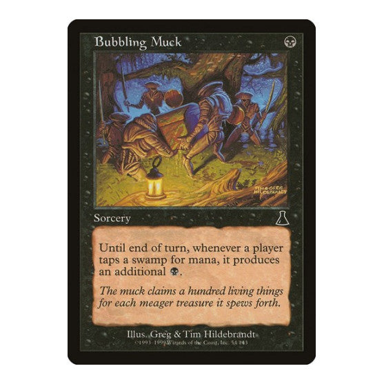 Bubbling Muck (UDS) #54 Common Urza's Destiny Magic: The Gathering: 1999