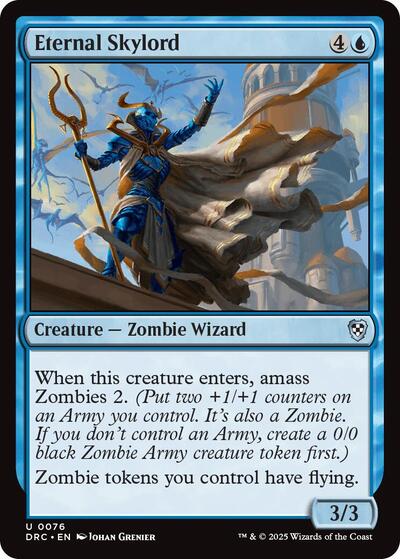 Eternal Skylord (DRC) #76 Uncommon (Lightly Played) Commander: Aetherdrift Magic: The Gathering: 2025