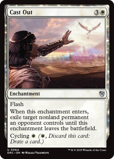 Cast Out (DRC) #64 Uncommon (Lightly Played) Commander: Aetherdrift Magic: The Gathering: 2025