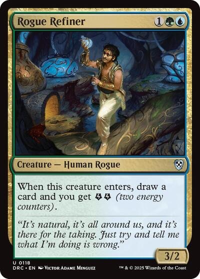Rogue Refiner (DRC) #118 Uncommon (Lightly Played) Commander: Aetherdrift Magic: The Gathering: 2025
