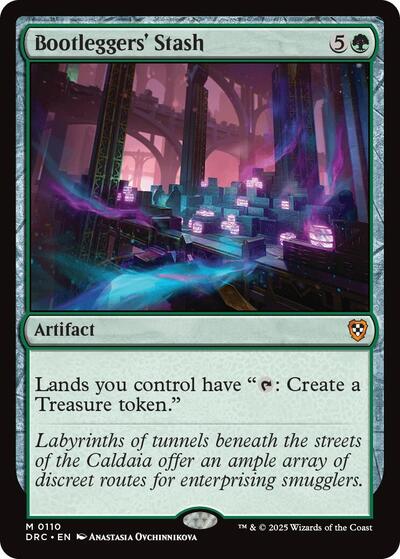 Bootleggers Stash (DRC) #110 Mythic Rare (Lightly Played) Commander: Aetherdrift Magic: 2025