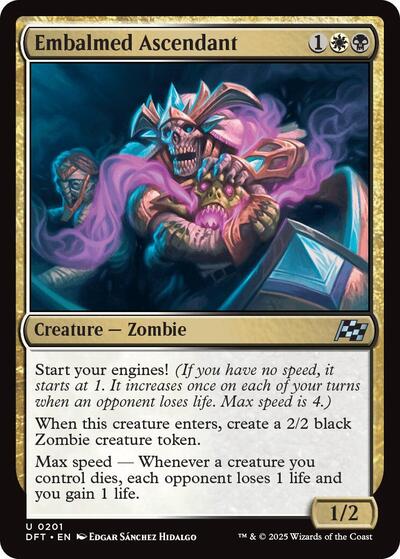 Embalmed Ascendant (DFT) #201 Uncommon (Lightly Played) Aetherdrift Magic: The Gathering: 2025