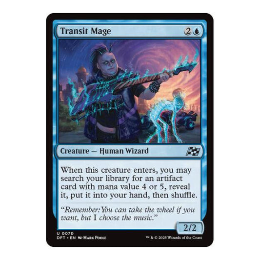 Transit Mage (DFT) #70 Uncommon (Lightly Played) Aetherdrift Magic: The Gathering: 2025