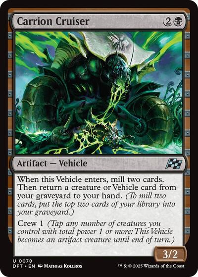 Carrion Cruiser (DFT) #78 Uncommon (Lightly Played) Aetherdrift Magic: The Gathering: 2025