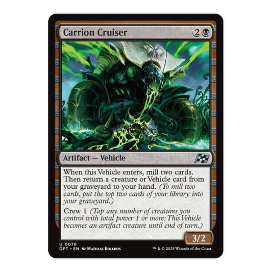 Carrion Cruiser (DFT) #78 Uncommon (Lightly Played) Aetherdrift Magic: The Gathering: 2025
