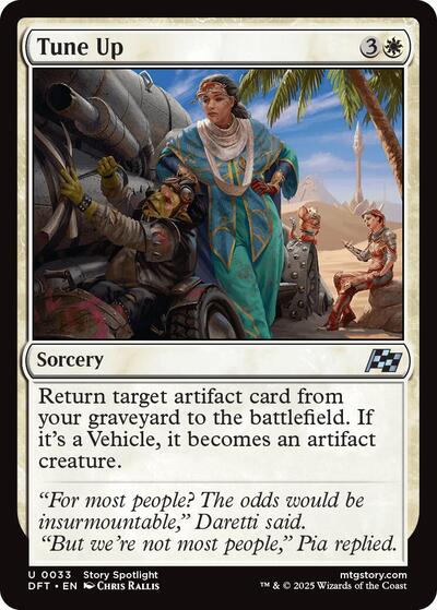 Tune Up (DFT) #33 Uncommon (Lightly Played) Aetherdrift Magic: 2025