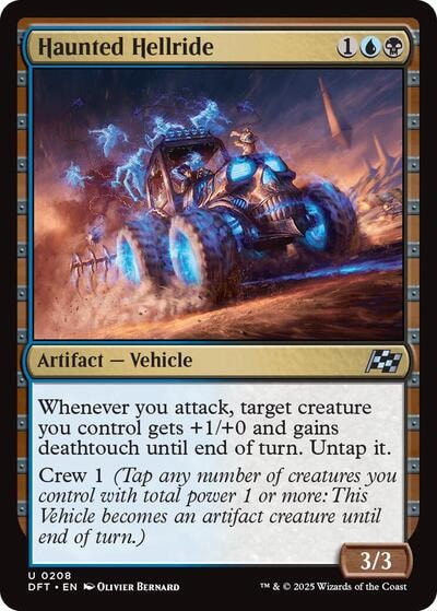 Haunted Hellride (DFT) #208 Uncommon Aetherdrift Magic: The Gathering: 2025