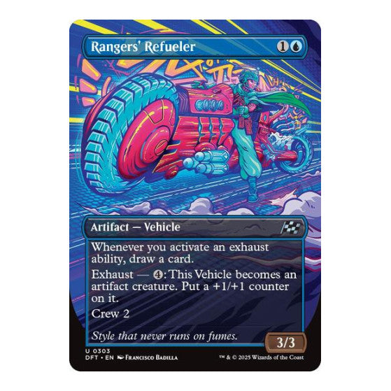 Rangers' Refueler (Borderless) (DFT) #303 Uncommon (Lightly Played) Aetherdrift Magic: The Gathering: 2025