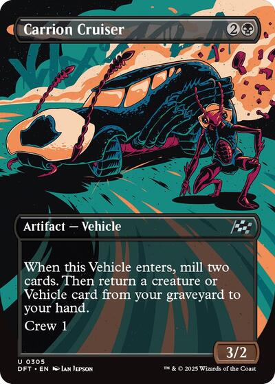Carrion Cruiser Borderless (DFT) #305 Uncommon (Lightly Played) Aetherdrift Magic: 2025