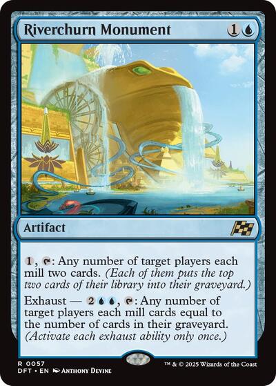 Riverchurn Monument (DFT) #57 Rare (Near Mint) Aetherdrift Magic: 2025