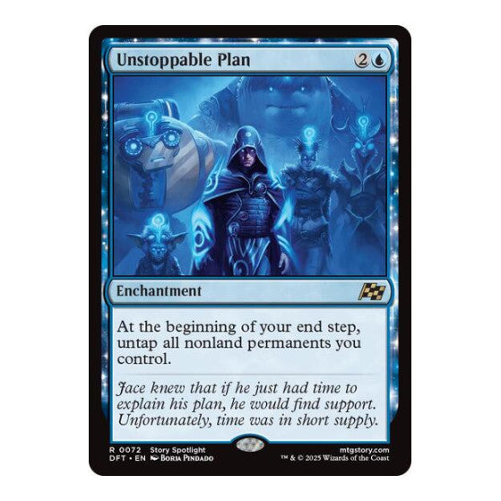 Unstoppable Plan (DFT) #72 Rare (Lightly Played) Aetherdrift Magic: The Gathering: 2025