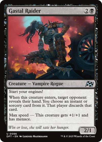 Gastal Raider (DFT) #86 Uncommon (Lightly Played) Aetherdrift Magic: The Gathering: 2025