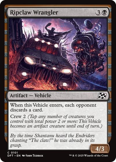Ripclaw Wrangler (DFT) #101 Common (Lightly Played) Aetherdrift Magic: The Gathering: 2025