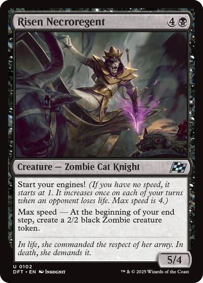 Risen Necroregent (DFT) #102 Uncommon (Lightly Played) Aetherdrift Magic: 2025