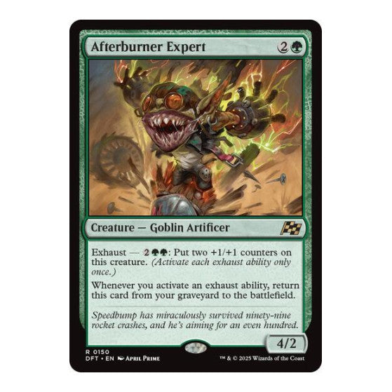 Afterburner Expert (DFT) #150 Rare (Lightly Played) Aetherdrift Magic: The Gathering: 2025