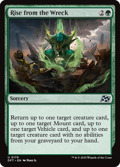 Rise from the Wreck (DFT) #178 Uncommon (Lightly Played) Aetherdrift Magic: The Gathering: 2025