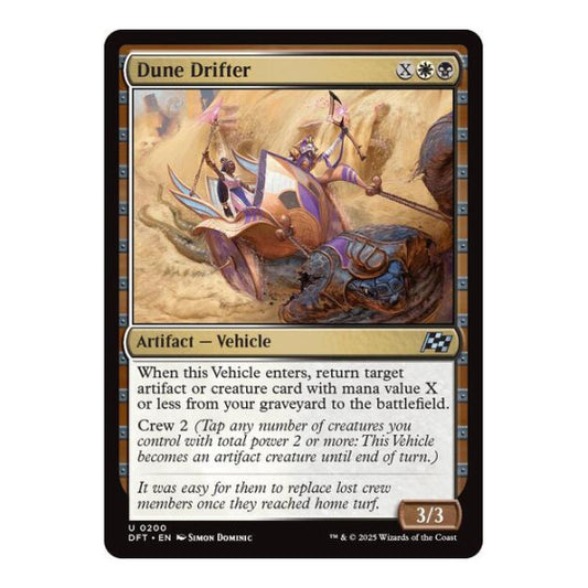 Dune Drifter (DFT) #200 Uncommon Aetherdrift Magic: The Gathering: 2025