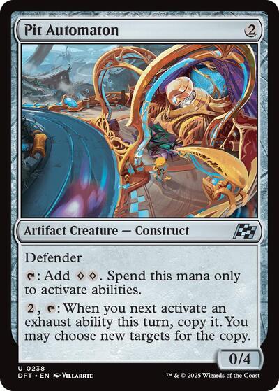 Pit Automaton (DFT) #238 Uncommon (Lightly Played) Aetherdrift Magic: 2025
