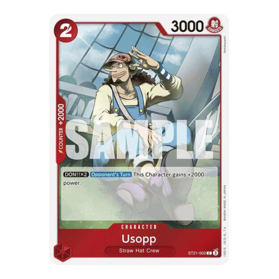 Usopp (ST-21) #ST21-002 Common (Foil Near Mint) Starter Deck EX: Gear 5 One Piece Card Game: 2025