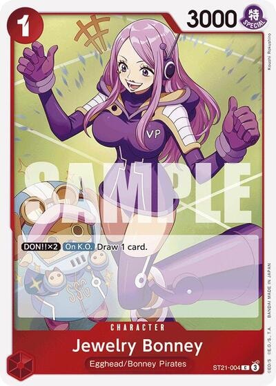 Jewelry Bonney (ST-21) #ST21-004 Common (Foil Lightly Played) Starter Deck EX: Gear 5 One Piece Card Game: 2025