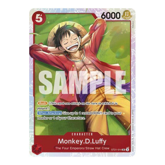 Monkey.D.Luffy (014) (ST-21) #ST21-014 Super Rare (Foil Near Mint) Starter Deck EX: Gear 5 One Piece Card Game: 2025