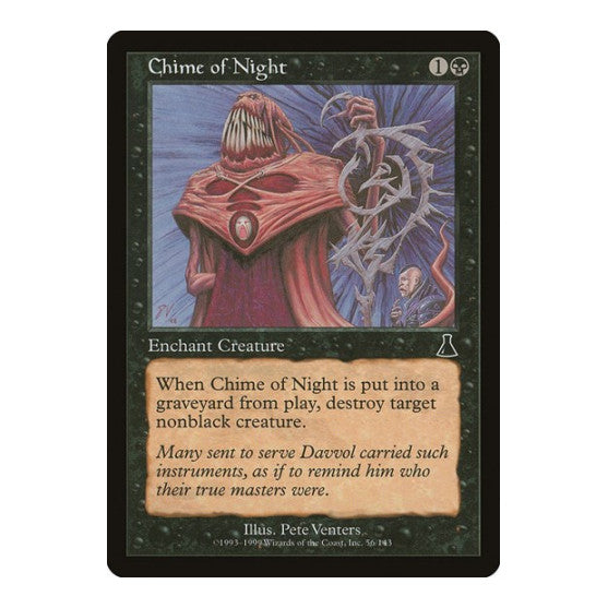 Chime of Night (UDS) #56 Common (Moderately Played) Urza's Destiny Magic: The Gathering: 1999