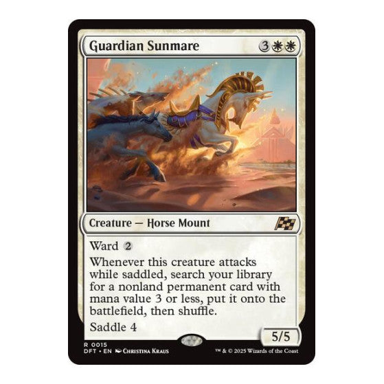 Guardian Sunmare (DFT) #15 Rare (Lightly Played) Aetherdrift Magic: The Gathering: 2025