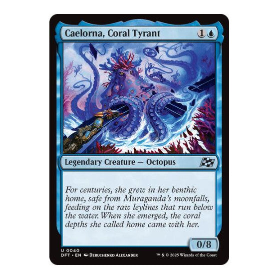 Caelorna, Coral Tyrant (DFT) #40 Uncommon (Lightly Played) Aetherdrift Magic: The Gathering: 2025