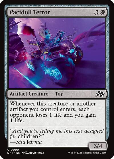 Pactdoll Terror (DFT) #99 Common (Lightly Played) Aetherdrift Magic: The Gathering: 2025