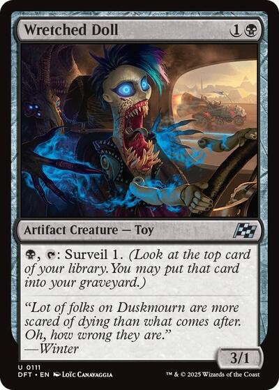 Wretched Doll (DFT) #111 Uncommon (Lightly Played) Aetherdrift Magic: 2025