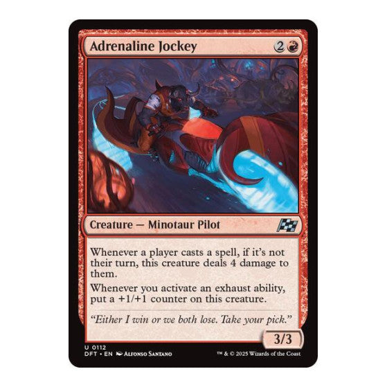 Adrenaline Jockey (DFT) #112 Uncommon (Lightly Played) Aetherdrift Magic: The Gathering: 2025