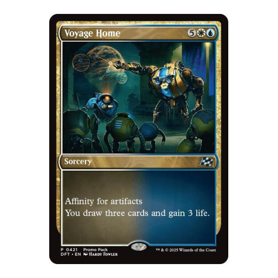 Voyage Home (PPDFT) #421 Promo Promo Pack: Aetherdrift Magic: The Gathering: 2025