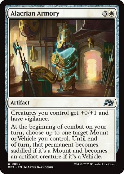 Alacrian Armory (DFT) #2 Uncommon (Lightly Played) Aetherdrift Magic: The Gathering: 2025